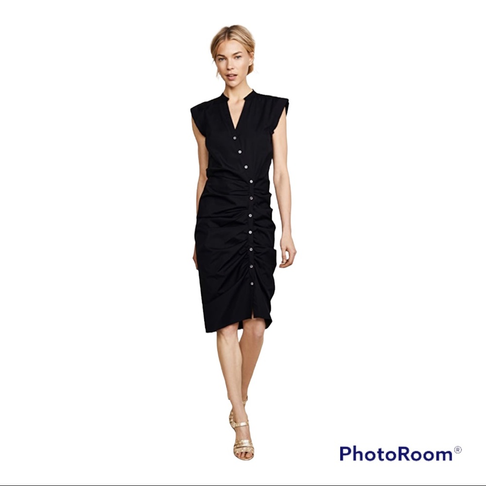 Veronica Beard Long Ruched Dress